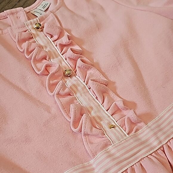 Janie and Jack light pink ruffle dress size 8 - Picture 3 of 9